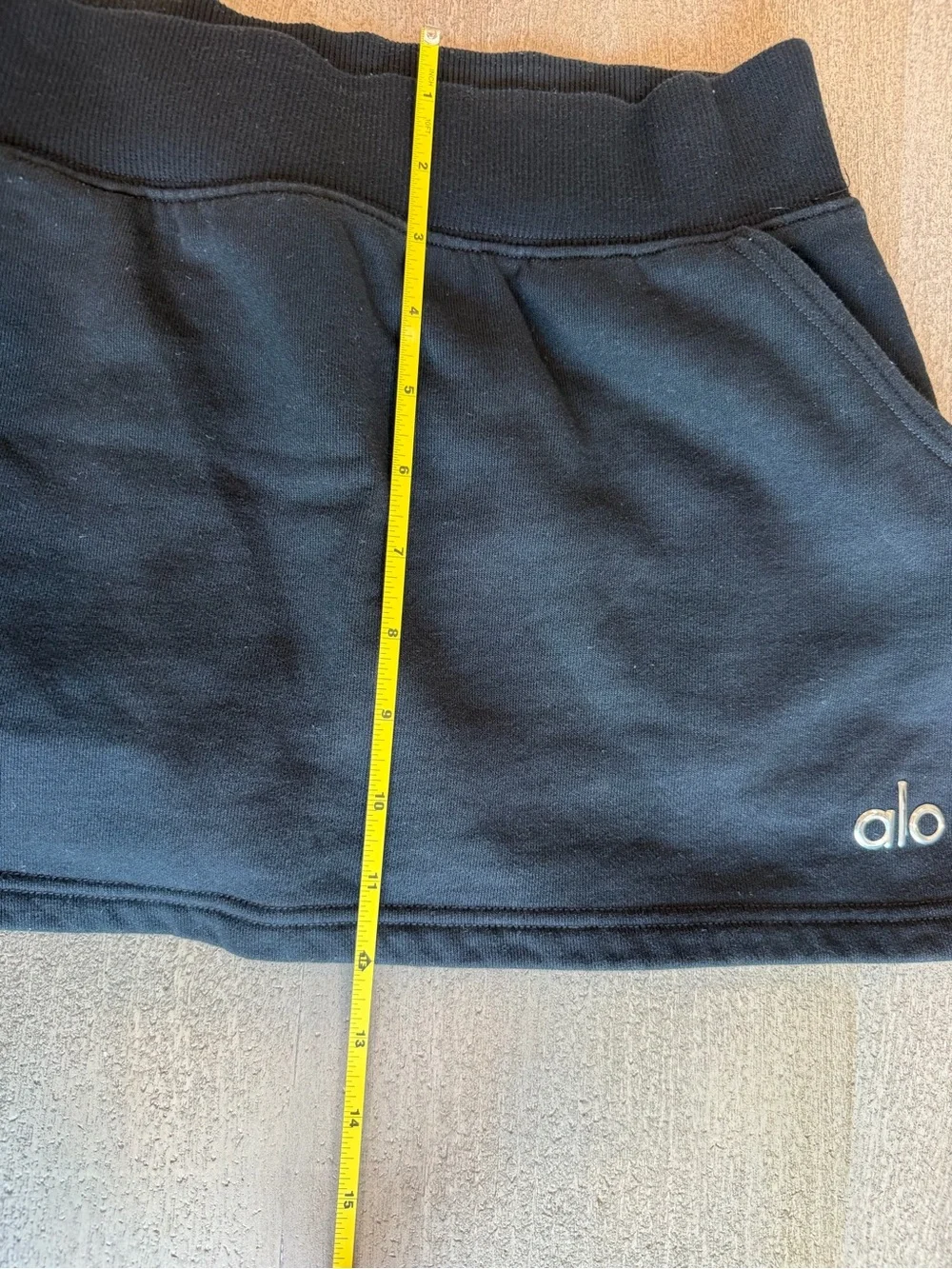 ALO Yoga Black A-Line Athletic Skort